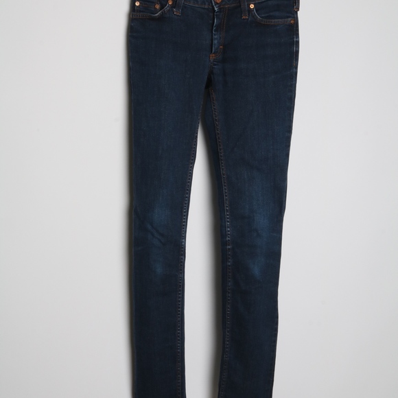 Womens Acne Jeans Blue Skinny KEX Soft Raw 24/32 - Picture 7 of 8